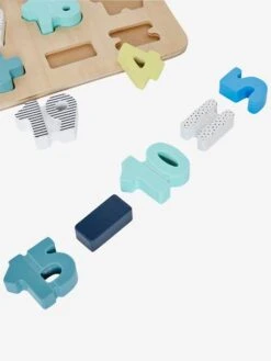 Puzzle Des Chiffres En Bois FSC® Multicolore - Vertbaudet -Enfants Jeux Magasin puzzle des chiffres en bois fsc 4