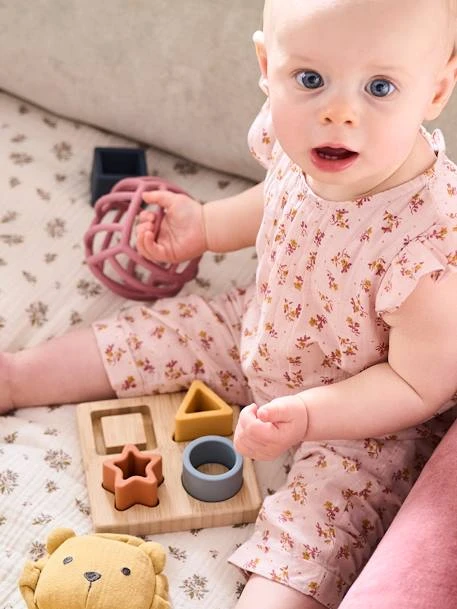 Puzzle Des Formes En Bois Et Silcone Multicolor - Vertbaudet 1 Puzzle Des Formes En Bois Et Silcone Multicolor - Vertbaudet