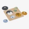 Puzzle Formes Rondes Animaux En Bois FSC® Multicolore - Vertbaudet