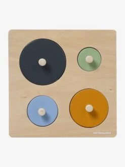 Puzzle Formes Rondes Animaux En Bois FSC® Multicolore - Vertbaudet -Enfants Jeux Magasin puzzle formes rondes animaux en bois fsc 3