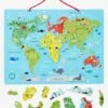 Puzzle Monde Magnétique En Bois FSC® Multicolore - Vertbaudet