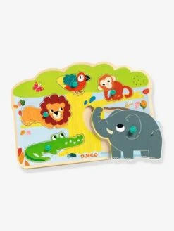 Puzzle Sonore Baobab - DJECO Jaune - Djeco -Enfants Jeux Magasin puzzle sonore baobab djeco 2
