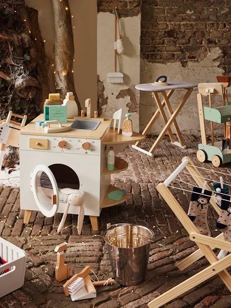 Set De Ménage En Bois FSC® Multicolore - Vertbaudet 5 Set De Ménage En Bois FSC® Multicolore - Vertbaudet – Image 5