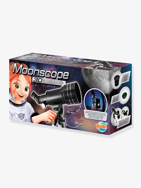 Télescope Lunaire 30 Activités - BUKI Noir - Buki 1 Télescope Lunaire 30 Activités - BUKI Noir - Buki