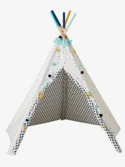 Tipi Réversible Sioux Blanc - Vertbaudet -Enfants Jeux Magasin tipi reversible sioux 2