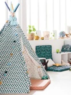 Tipi Réversible Sioux Blanc - Vertbaudet -Enfants Jeux Magasin tipi reversible sioux 5